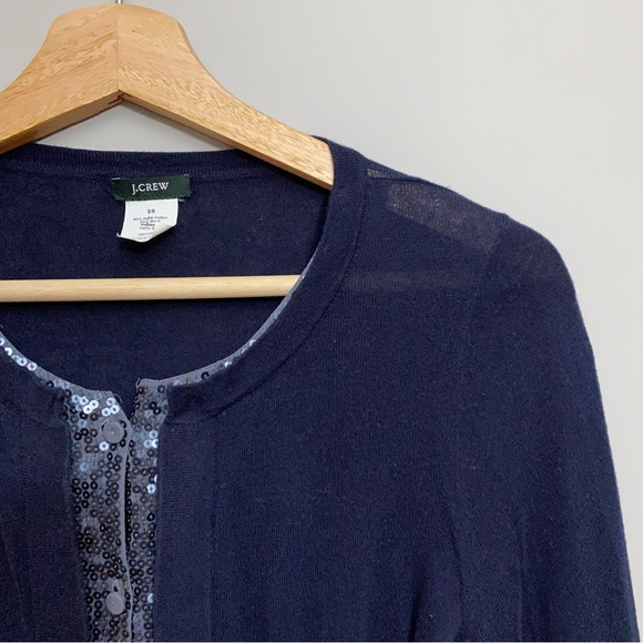 J.Crew Sequin Placket Cardigan - Picture 5 of 14